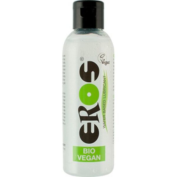 Frasco de lubrificante Eros Bio & Vegan Aqua de 100 ml
