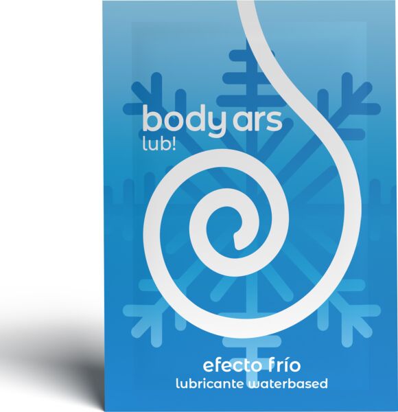 Saco de 100 saquetas monodose do lubrificante Body Ars Efeito Frio