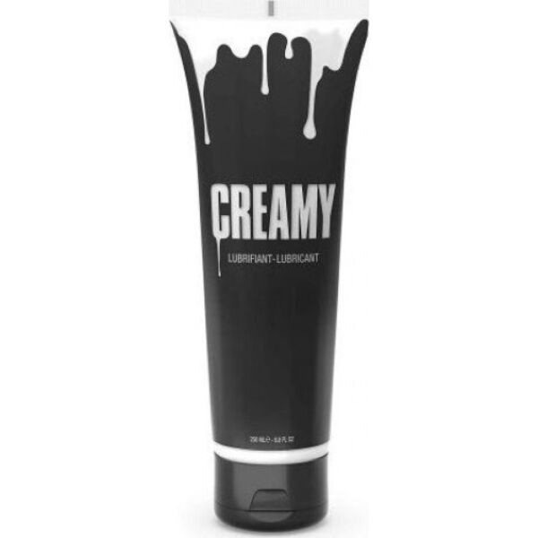 Lubrificante à base de água Creamy Cum com textura de sémen