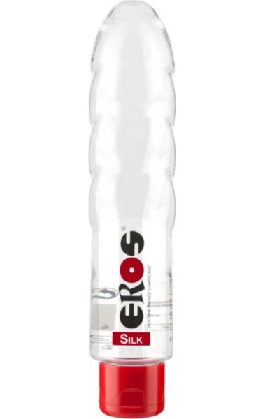 Frasco de lubrificante de silicone EROS Silk de 175 ml