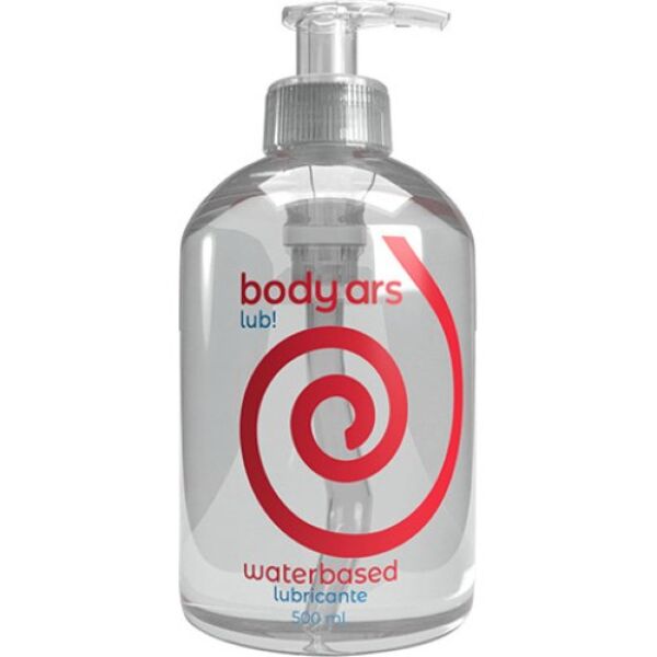 Lubrificante à base de água Body Ars Gel, embalagem com doseador