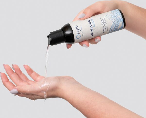 Frasco de lubrificante à base de água Orgie All-Natural Acqua 150 ml