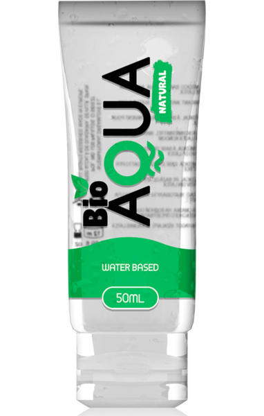 Frasco transparente de lubrificante à base de água Bioaqua