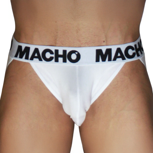 Jockstrap Macho Underwear MX29BL com as suas tiras duplas traseiras