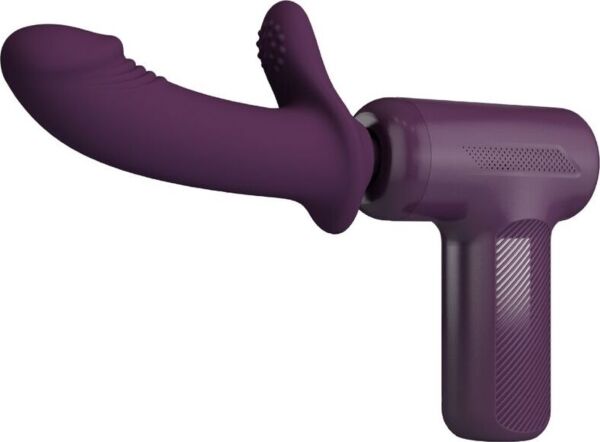 Massajador tipo pistola Pretty Love BW-055028 em cor roxa