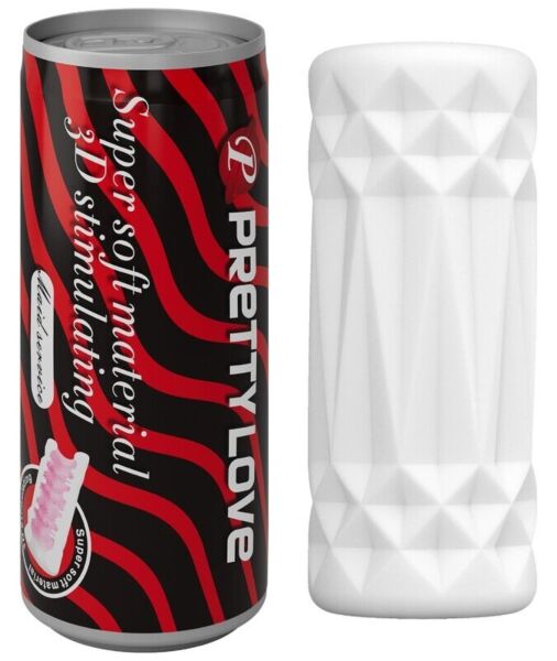 Masturbador Pretty Love 3D Stimulator Can Model 1, em forma de lata