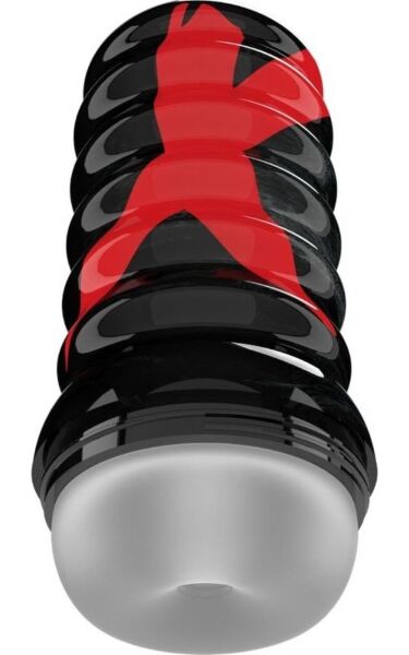 Masturbador PDX Elite Air-Tight com a sua carcaça exterior canelada