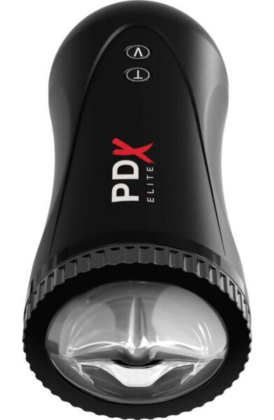 Masturbador PDX Elite Moto Stroker com vibração e vaivém automático