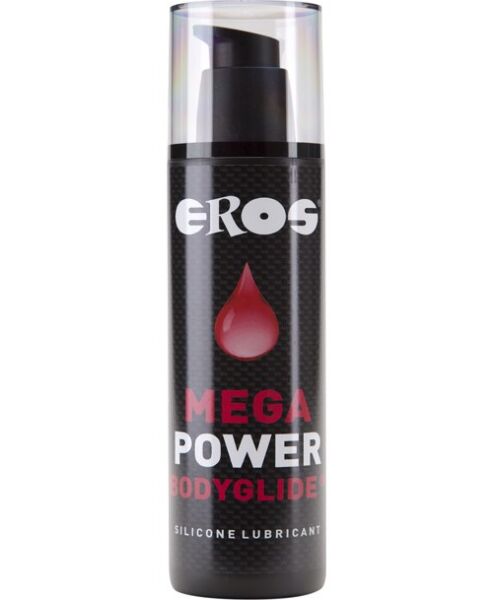 Frasco com doseador do lubrificante de silicone Eros Mega Power Bodyglide de 250 ml