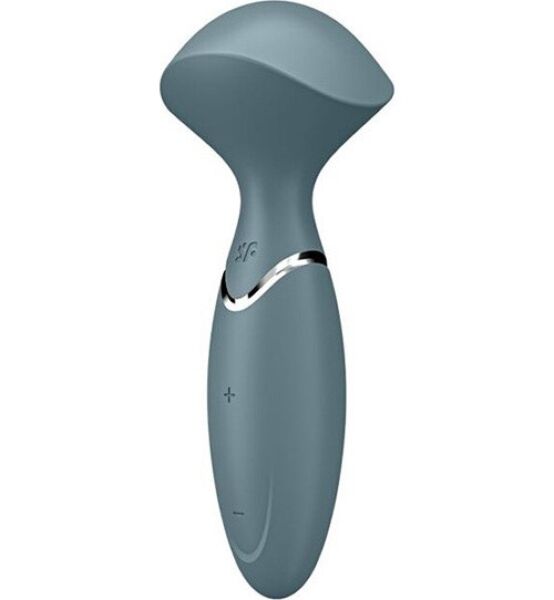 Vibrador wand Satisfyer Mini Wand-er com a sua cabeça arredondada