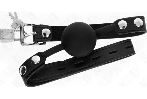 Mordaça de bola Kink Modelo 1 com cadeado