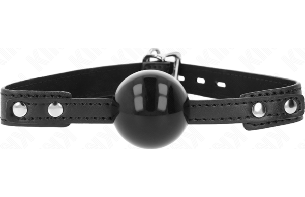 Mordaça de bola Kink 4 cm com a sua correia