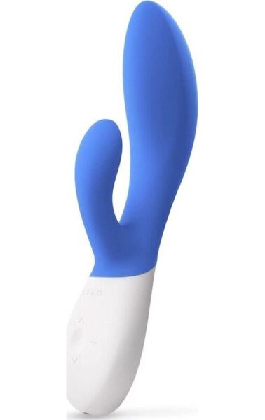 Vibrador rabbit LELO Ina Wave 2, com o eixo e o braço para o clitóris