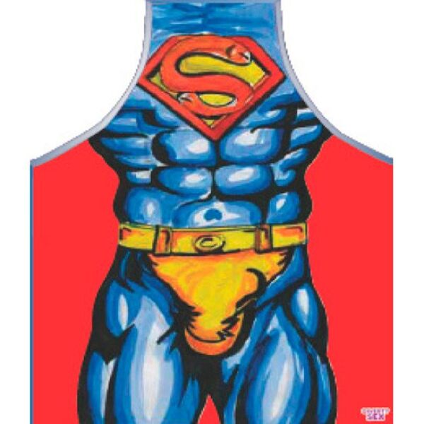 Avental Diablo Picante Super Penis Apron com ilustrações eróticas e divertidas