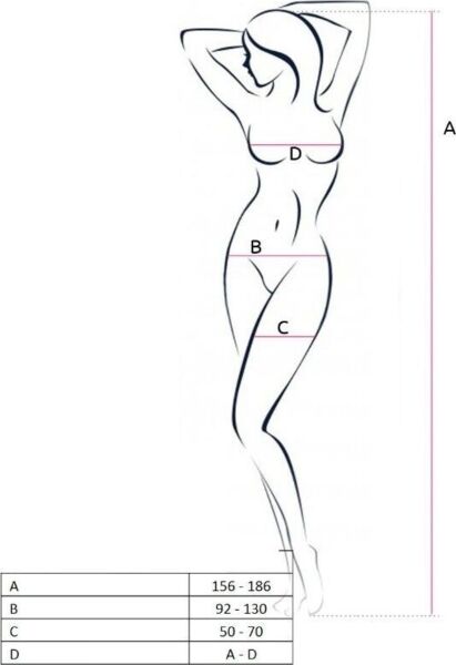 Bodystocking de rede Passion BS056
