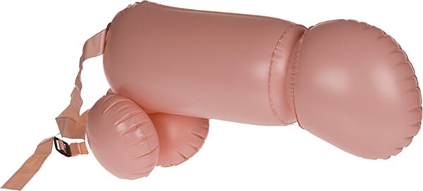Pack Out Of The Blue Inflatable Penis com dois pénis insufláveis e dois cintos ajustáveis