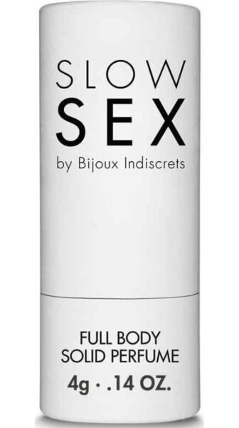Perfume corporal sólido Bijoux Slow Sex Full Body Solid com aroma a coco