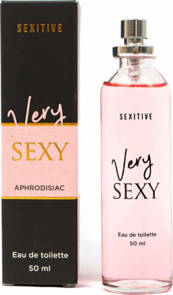 Frasco de vidro do perfume Sexitive Very Sexy 50 ml com vaporizador