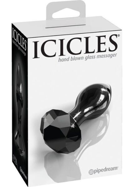 Plug anal de vidro Pipedream Icicles N. 78
