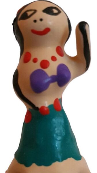 Preservativo de brincadeira Hula Girl da Condomerie, de látex pintado à mão