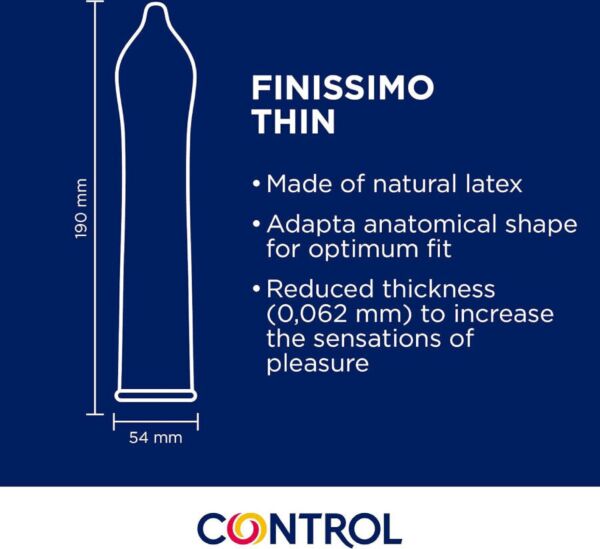 Caixa de 144 preservativos Control Finissimo Senso