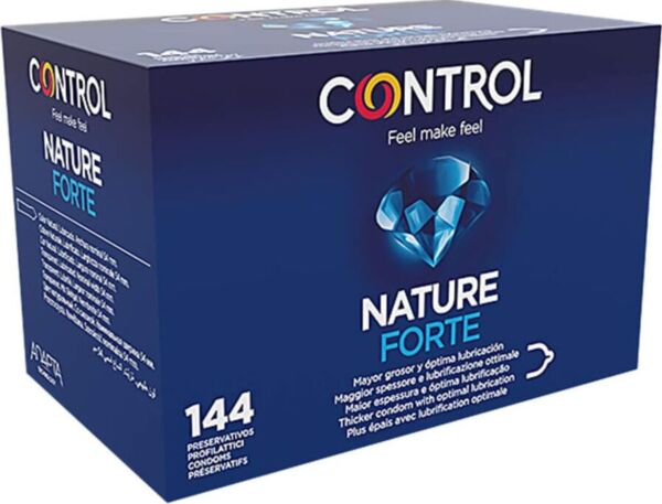 Preservativos Control Nature em embalagem de 144 unidades
