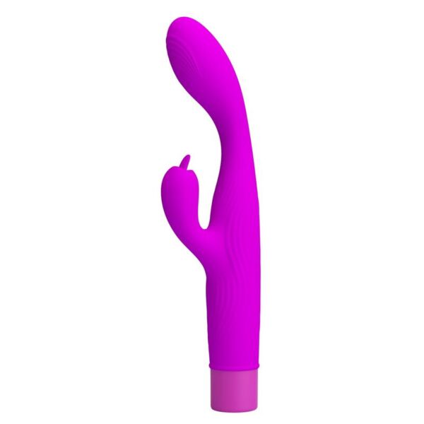 Vibrador de dupla estimulação Pretty Love Jene na cor roxa