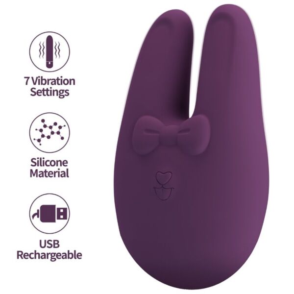 Vibrador de clitóris Romance Bunny em forma de coelhinho