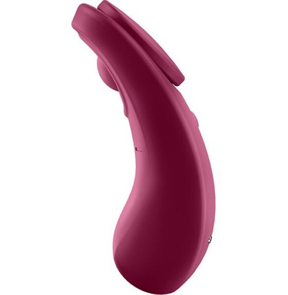 Vibrador para cuecas Satisfyer Sexy Secret Connect App na cor vermelha