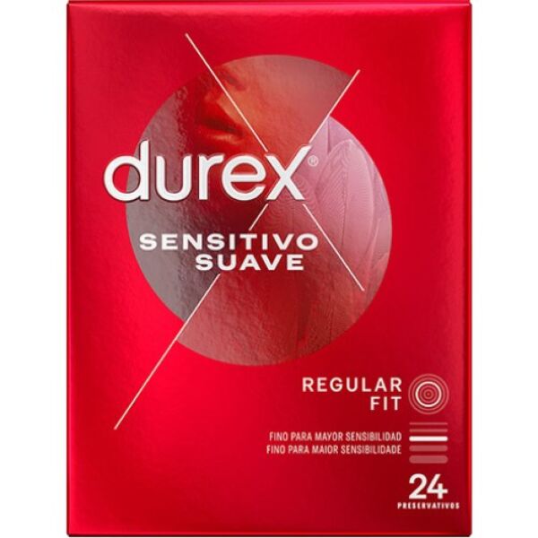 Caixa de 24 preservativos Durex Sensitivo Suave