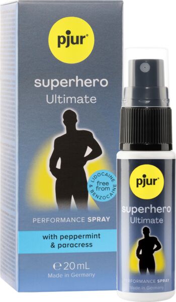 Spray retardante Pjur Superhero Ultimate de 20 ml