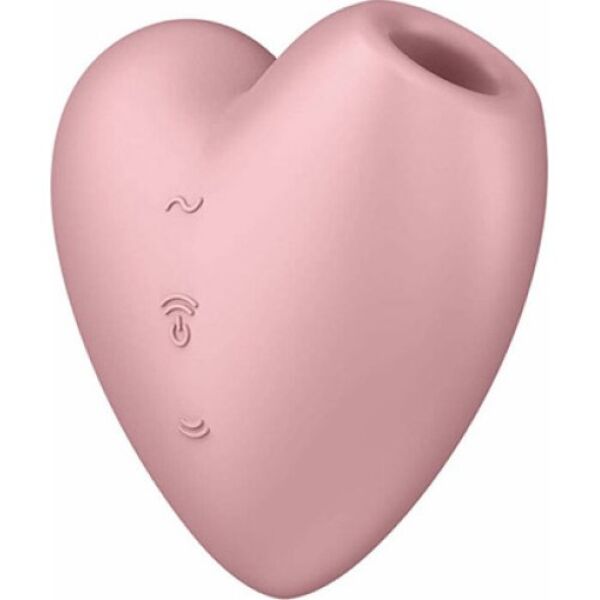 Estimulador de clitóris por sucção Satisfyer Cutie Heart com forma de coração