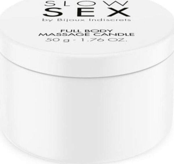 Vela de massagem Bijoux Indiscrets Slow Sex com aroma a coco