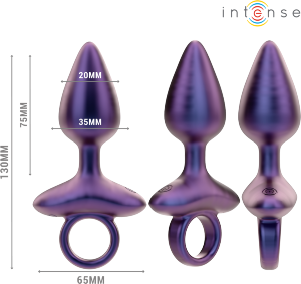 Plug anal vibratório Intense Michael