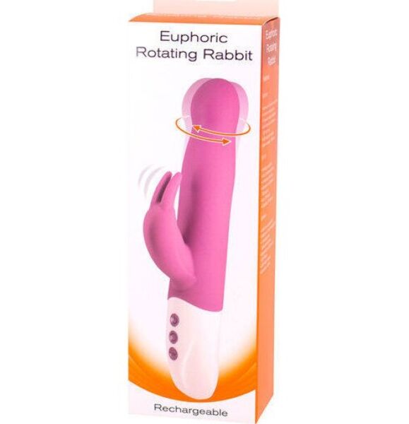 Vibrador coelho Seven Creations Euphoric Bunny com braço flexível para o clitóris