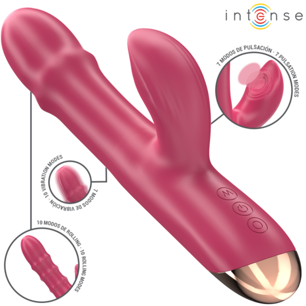 Vibrador Intense Chloe 3 em 1 de silicone
