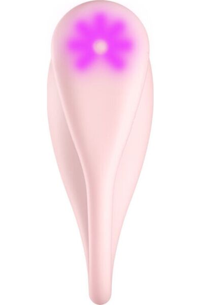 Vibrador KIIROO Spot Kiss Me cor-de-rosa, em forma de U