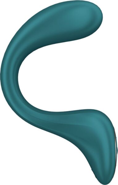 Vibrador rabbit Satisfyer G for Goddess 2, com o corpo curvo e o braço para o clitóris