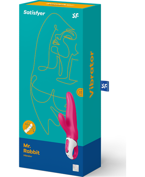 Vibrador rabbit Satisfyer Mr. Rabbit na cor rosa