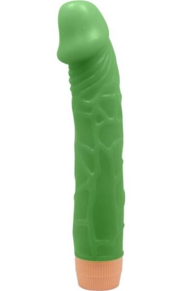 Vibrador realista Baile BW-001023R em forma de pénis e com veias marcadas
