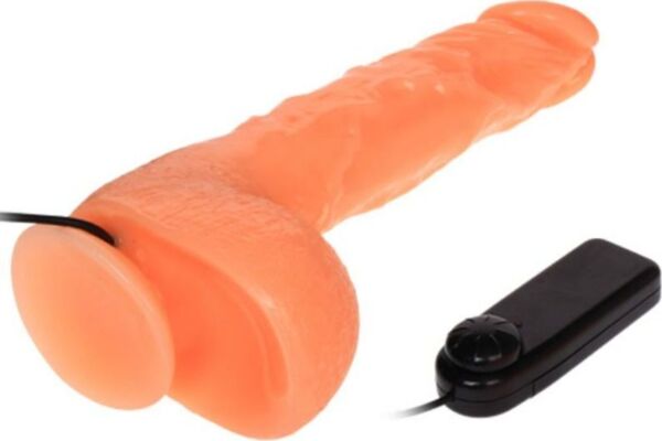 Vibrador realista Baile com comando à distância e ventosa na base