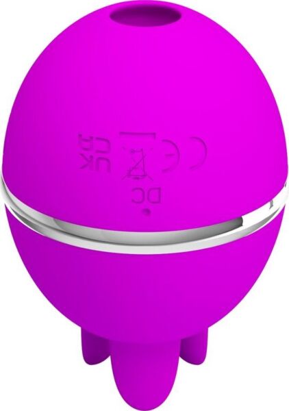 Vibrador Pretty Love Gemini Ball, com forma de bola e línguas flexíveis