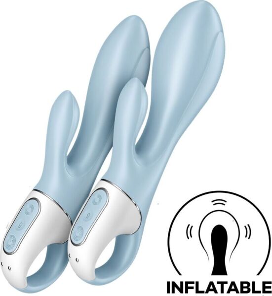 Vibrador rabbit Satisfyer Air Pump Bunny 1 azul claro