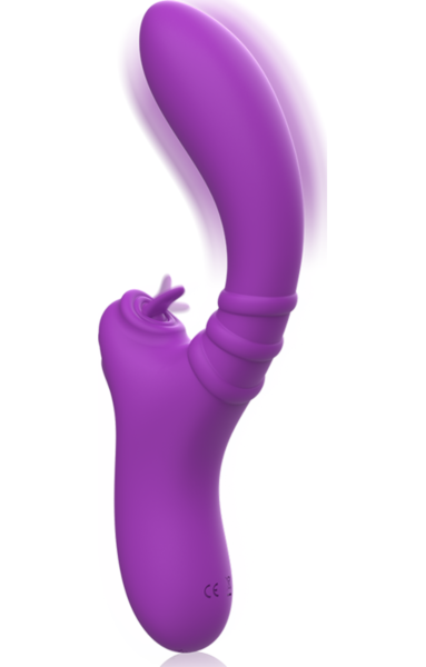 Vibrador rabbit Intense Harry com o seu braço para o clitóris