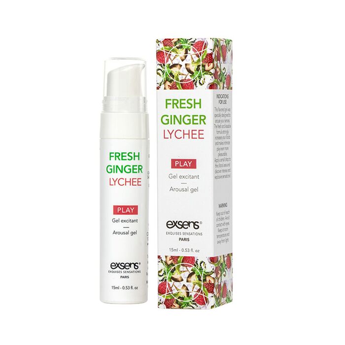Gel Fresh Ginger Litchi Arousal Gel 15 ml. Gel Fresh Ginger Litchi Arousal Gel 15 ml.