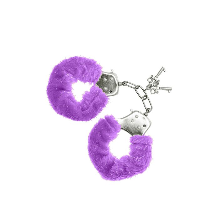 Furry Cuffs Purple