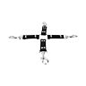 Restrições Bound Leather 4 Way Hog Tie para segurança