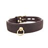 Colar BDSM Bound com O-ring em Nubuck Leather