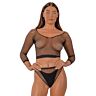 Conjunto de Lingerie Lace by LJ com Cropped e Cuecas