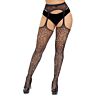 Meias Lace Plus Size com Strass